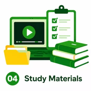 Access recordings, assignments, and study materials