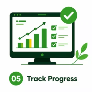 Track progress
